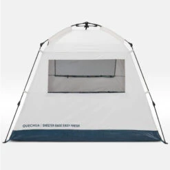 Quechua Abri De Camping 4 Places - Base Easy Fresh - Polyvalent, Instantané à Arceaux -Matériel De Camping abri de camping 4 places base easy fresh polyvalent instantane a arceaux 4