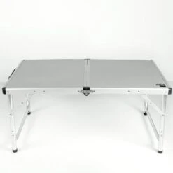 AKTIVE - Table De Camping Pliante, Réglable En 2 Hauteurs, 90x60x40/70 Cm, Gris -Matériel De Camping aktive table de camping pliante reglable en 2 hauteurs 90x60x4070 cm gris 6