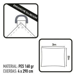 Auvent Rectangulaire En Polyester Aktive Garden Coloris Blanc 6 Auvent Rectangulaire En Polyester Aktive Garden Coloris Blanc -Matériel De Camping auvent rectangulaire en polyester aktive garden coloris blanc 2