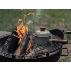 Barebones Casserole En émail / Poêle En Acier - Gris Pierre -Matériel De Camping barebones casserole en email poele en acier gris pierre 4