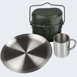 Batterie De Cuisine De Camping, Assiette Plate Et Tasse Isotherme Set 8 Batterie De Cuisine De Camping, Assiette Plate Et Tasse Isotherme Set -Matériel De Camping batterie de cuisine de camping assiette plate et tasse isotherme set 2