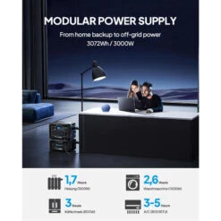 BLUETTI AC300+B300 Générateur Électrique 3072Wh,LiFePO4 Pour Panne De Courant 10 BLUETTI AC300+B300 Générateur Électrique 3072Wh,LiFePO4 Pour Panne De Courant -Matériel De Camping bluetti ac300b300 generateur electrique 3072whlifepo4 pour panne de courant 3
