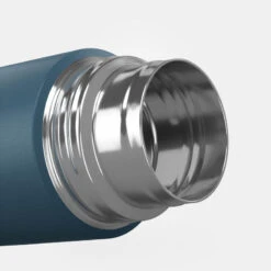 Quechua Bouteille Isotherme Inox 0,4L Avec Gobelet Pour La Randonnée - Bleu -Matériel De Camping bouteille isotherme inox 04l avec gobelet pour la randonnee bleu 6