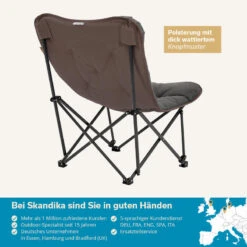 Chaise De Camping Pliante - Mala - Sac De Transport - Rembourrée - Max. 135 Kg -Matériel De Camping chaise de camping pliante mala sac de transport rembourree max 135 kg 5