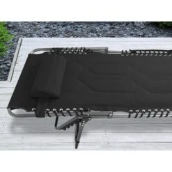 Chaise Longue Torget - Transat - Bain De Soleil 190x60x30 Cm - 150 Kg - Pliable -Matériel De Camping chaise longue torget transat bain de soleil 190x60x30 cm 150 kg pliable 5
