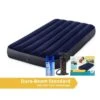 Intex Classic Downy - Lit Gonflable - 191x99x25cm - Compris Les Accessoires