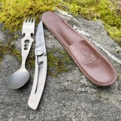 Couteau Et Fourchette 6 En 1 -Matériel De Camping couteau et fourchette 6 en 1 2