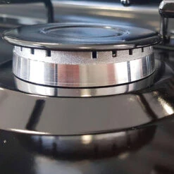 MPM Cuisinière à Gaz Portable Pour Le Camping Avec 3 Feux Couvercle Smile -Matériel De Camping cuisiniere a gaz portable pour le camping avec 3 feux couvercle smile 4