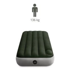 Intex Downy Jr. Twin Airbed - Lit Gonflable - 191x76x25cm - Avec Accessoires 7 Intex Downy Jr. Twin Airbed - Lit Gonflable - 191x76x25cm - Avec Accessoires -Matériel De Camping downy jr twin airbed lit gonflable 191x76x25cm avec accessoires 2