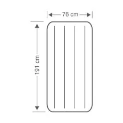 Intex Downy Jr. Twin Airbed - Lit Gonflable - 191x76x25cm - Avec Accessoires 8 Intex Downy Jr. Twin Airbed - Lit Gonflable - 191x76x25cm - Avec Accessoires -Matériel De Camping downy jr twin airbed lit gonflable 191x76x25cm avec accessoires 3