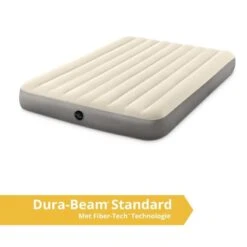 Intex Dura Beam - Lit Gonflable - 203x152x25cm - Compris Les Accessoires -Matériel De Camping dura beam lit gonflable 203x152x25cm compris les accessoires 1