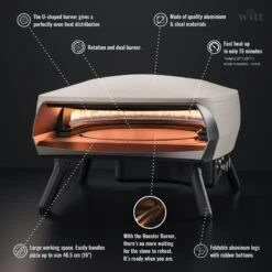 Four à Pizza WITT ETNA Modèle Rotante - Gris FR 12 Four à Pizza WITT ETNA Modèle Rotante - Gris FR -Matériel De Camping four a pizza witt etna modele rotante gris fr 5