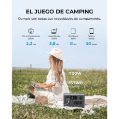 Matériel De Camping -Matériel De Camping generateur solaire bluetti eb55 avec panneau solaire pv120s pour camping 1