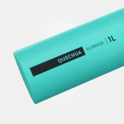 Quechua Gourde Alu 1L Avec Bouchon à Ouverture Rapide Pour La Randonnée - Vert -Matériel De Camping gourde alu 1l avec bouchon a ouverture rapide pour la randonnee vert 2