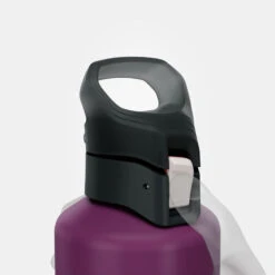 Quechua Gourde Alu 1L Avec Bouchon à Ouverture Rapide Pour La Randonnée - Violet -Matériel De Camping gourde alu 1l avec bouchon a ouverture rapide pour la randonnee violet 5