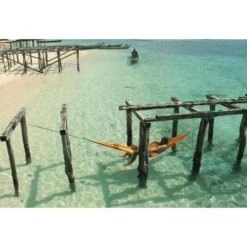 TICKET TO THE MOON Hamac TTTM Compact Jaune Foncé -Matériel De Camping hamac tttm compact jaune fonce 3