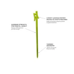 Nemo Equipment Airpin Tent Pegs - 4 Pièces -Matériel De Camping nemo equipment airpin tent pegs 4 pieces 4