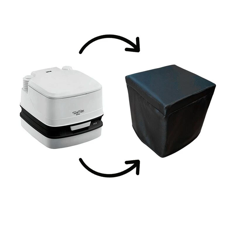 Porta Potti 335 Et Dometic 9L 972 Housse De Poterie En Simili-cuir Noir 2 Porta Potti 335 Et Dometic 9L 972 Housse De Poterie En Simili-cuir Noir – Image 2