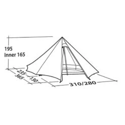 Robens Cône Vert PRS - Tipi Tent Pour Quatre Personnes 7 Robens Cône Vert PRS - Tipi Tent Pour Quatre Personnes -Matériel De Camping robens cone vert prs tipi tent pour quatre personnes 2