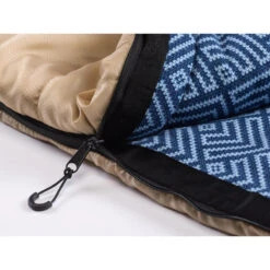 Sac De Couchage Dundee - 220x80cm - Camping - 3 Saisons - Jumelable - Zip Droite -Matériel De Camping sac de couchage dundee 220x80cm camping 3 saisons jumelable zip droite 5