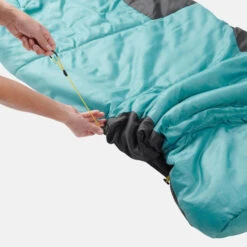 Quechua SAC DE COUCHAGE ENFANT 2 EN 1 - SLEEPIN BED JUNIOR 10°C BLEU -Matériel De Camping sac de couchage enfant 2 en 1 sleepin bed junior 10c bleu 8