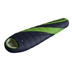 Husky Sac De Couchage Momie Espace -6°C 2021 220 X 85 Cm - Gris Avec Vert - Adultes -Matériel De Camping sac de couchage momie espace 6c 2021 220 x 85 cm gris avec vert adultes 2