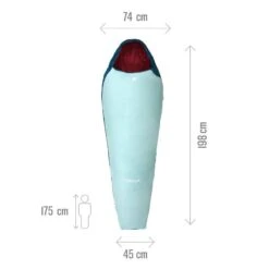 Lafuma Sac De Couchage Trekking Femme ACTIVE 10 Droit -Matériel De Camping sac de couchage trekking femme active 10 droit 3