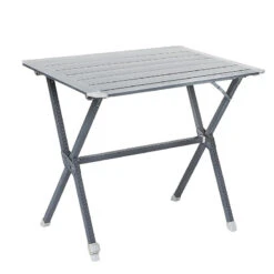 Table Camping à Clayettes Aluminium 80 Cm