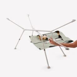 Quechua TABLE DE CAMPING COMPACTE 4/6 PERSONNES - PLATEAU BOIS - POCHE DE RANGEMENT -Matériel De Camping table de camping compacte 46 personnes plateau bois poche de rangement 5