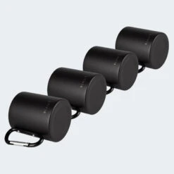 Tasse Thermique De Camping 300 Ml | Mousqueton | Acier Inoxydable | 4 Gobelets -Matériel De Camping tasse thermique de camping 300 ml mousqueton acier inoxydable 4 gobelets 4