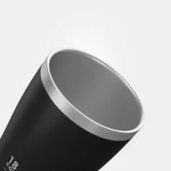 Quechua Tasse / Verre MH500 Isotherme (double Paroi Inox) Camp Du Randonneur 0,5L Noir -Matériel De Camping tasse verre mh500 isotherme double paroi inox camp du randonneur 05l noir 2