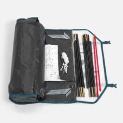 Quechua Tente De Camping - MH100 - 3 Places - Fresh & Black -Matériel De Camping tente de camping mh100 3 places fresh and black 3