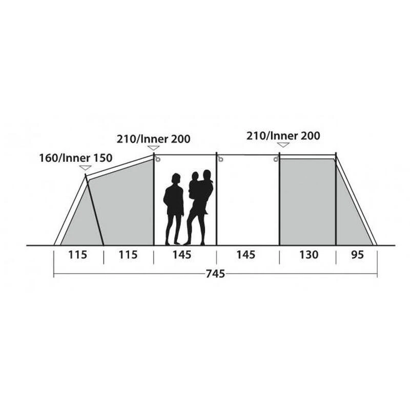 Tente De Camping Outwell Winwood 8 4 Tente De Camping Outwell Winwood 8 – Image 4