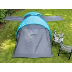 Tente Dôme Hammerfest 4 Sleeper Protect - Sol Cousu - 4 Pers - 2 Cabines Noires -Matériel De Camping tente dome hammerfest 4 sleeper protect sol cousu 4 pers 2 cabines noires 4