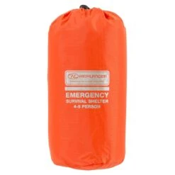 HIGHLANDER Tente D'urgence Abri De Survie 4-5 Personnes - Orange -Matériel De Camping tente durgence abri de survie 4 5 personnes orange 1