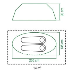 Coleman Tente Galiano Bleue - 2 Personnes -Matériel De Camping tente galiano bleue 2 personnes 5