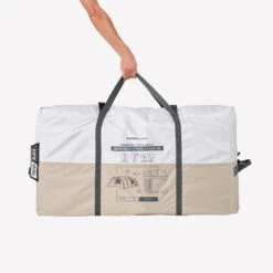 Quechua Tente Gonflable De Camping - Air Seconds 6.3 XXL F&B - 6 Personnes - 3 Chambres -Matériel De Camping tente gonflable de camping air seconds 63 xxl f and b 6 personnes 3 chambres 2