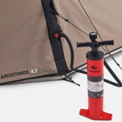 Quechua Tente Gonflable De Camping - AirSeconds 4.2 Polycoton - 4 Personnes - 2 Chambres -Matériel De Camping tente gonflable de camping airseconds 42 polycoton 4 personnes 2 chambres 5