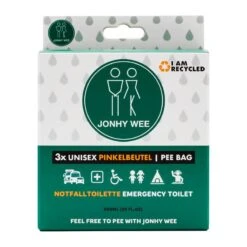 Toilette D'urgence Jonhy Wee, 3 Pièces -Matériel De Camping toilette durgence jonhy wee 3 pieces 1
