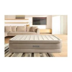 Intex Ultra Plush Queen Airbed - Lit Gonflable - 203x152x46cm - Compris Accessoires -Matériel De Camping ultra plush queen airbed lit gonflable 203x152x46cm compris accessoires 3